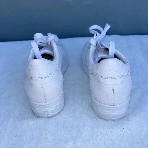 EUC Paul Green Unity Platform Sneaker Sz UK 4 = US 6.5 White Leather Retail $455 - Picture 4 of 9